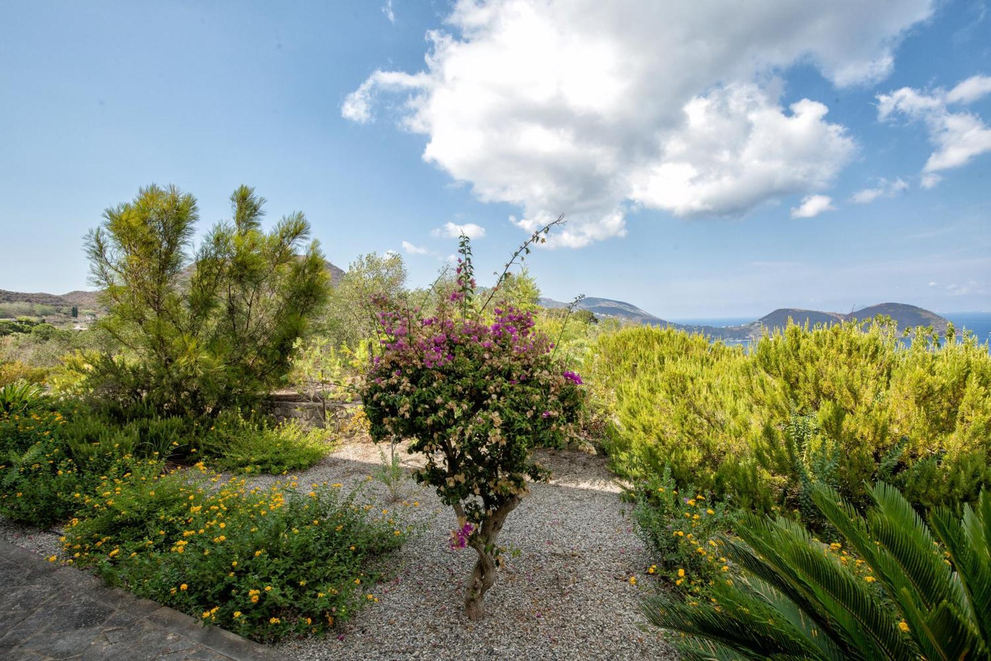 Sealight Villa Lipari - Vista E Piscina ภายนอก รูปภาพ